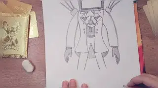 Tv man drawing || artistic drawing || pencil sketching by @Munimartstudio