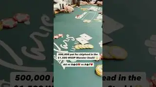 Biggest all-in of the WSOP so far! ALL IN in the $1500 Monster Stack for CHIP LEAD!