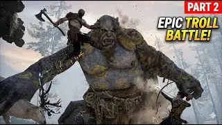 Epic Troll Battle 🔥 Kratos vs Giant Troll | God of War 2018 Gameplay Part 2