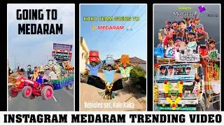 Instagram trending reels video editing telugu medaram jathara video editing telugu new photo edit