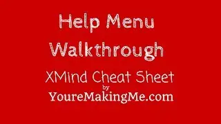 XMind Help Menu