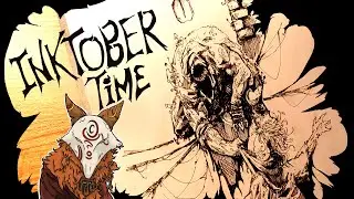 Inktober Doodle | Comic Book Artist | Character Design | How to draw comic book style