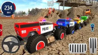 US Police Monster Truck vs Offroad Cars &ndash; Epic Chase 2025