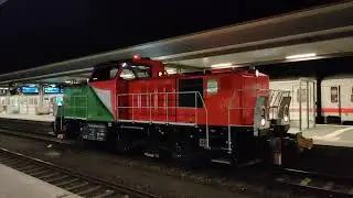 Alstom H3 (BR 1002) Hybridlokomotive in N&uuml;rnberg Hbf (Anfahrsound auf reinen E-Antrieb)
