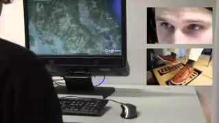 Look & Pedal: Hands-free Navigation in Zoomable Information Spaces through Gaze-supported Foot Input