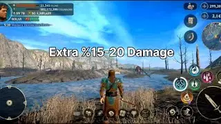Evil Lands - Fire Mage Skill Combo - The Armageddon Effect ( Before - After ) Gameplay
