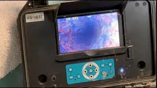 How to use 512Hz Probe Drain Camera to clear blocked toilet pipe