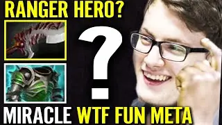 7.27c MIRACLE WTF ABYSSAL RANGER HERO!!? U can't Guess! So Funny Meta Build Dota 2 Pro Gameplay