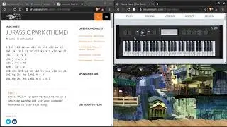 Jurassic Park main theme by John Williams on Virtual Piano
