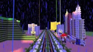 New Year's Eve in Minecraft