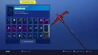 NEW! CRIMSON AXE!! (Sound Test) Fortnite Battle Royale