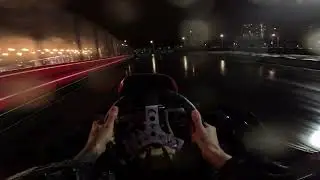 X-TI Pilot Karting по новому асфальту в дождь| Bst 1:17,1