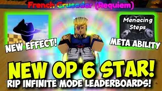 New 6 Star Polnareff's META ABILITY + NEW EFFECT Will BREAK INFINITE MODE! | ASTD French Showcase