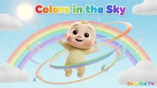 Colors in the Sky &ndash; Nursery Rhyme, Toddler Color Learning, and Sky Adventure with Zuzu