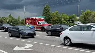 OCFRD Rescue 54 responding w/ horn [4K]