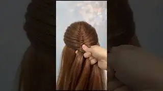 1 Minute Easy hairstyle 😍 #hairstyle #shorts #easyhairstyle