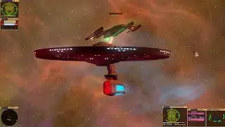TNG Saladin Class vs Gorn Warships | KM | Star Trek Bridge Commander