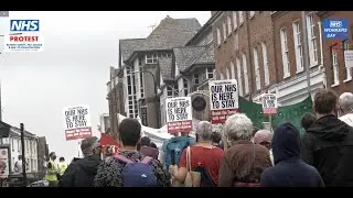 Huge crowds march through Colchester to support NHS staff