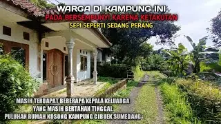 Warga Di Kampung Ini Pada Bersembunyi Karena Ketakutan, Puluhan Rumah kosong, Seperti Sedang Perang