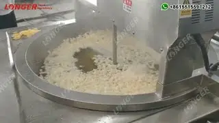 Industrial Deep Frying Machine, Automatic 100-300 KG/H