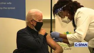 President-elect Joe Biden receives COVID-19 vaccine
