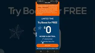 Try Out Boost Mobile For 14 Days! No Money Down!