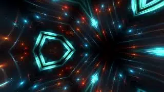 Abstract Neon Lights in Space | motics - Wallpapers