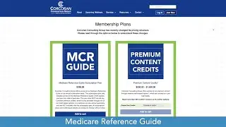 Medicare Reference Guide - Corcoran Consulting Group