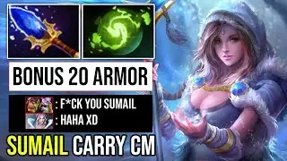 SumaiL [Crystal Maiden] FREEZE TO DEATH Scepter + Refresher CARRY CM TI WINNER - Dota 2 7.21c