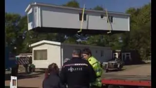Woonwagens weggehaald na huurschuld