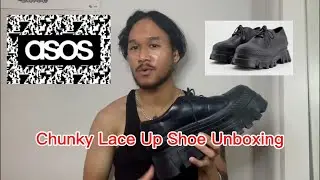 2022 ASOS | Men&rsquo;s Chunky Lace Up Platform Shoes Unboxing & Review