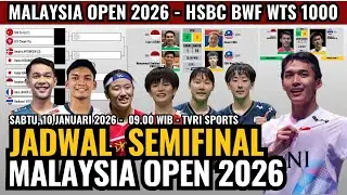 Jadwal Semifinal Malaysia Open 2026