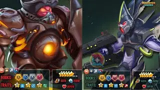 Monster Legends - New Galactic Mythic Monster Dabunka & Brigadier Holter
