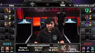Star Horn Royal Club vs OMG | Game 2 Semi Finals S4 Worlds LOL 2014 Playoffs | SHR vs OMG G2
