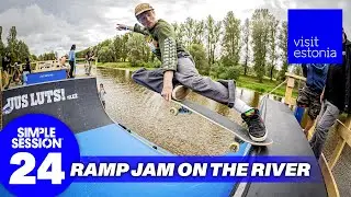 SIMPLE SESSION X VISIT ESTONIA BARGE MINI RAMP JAM ⚓