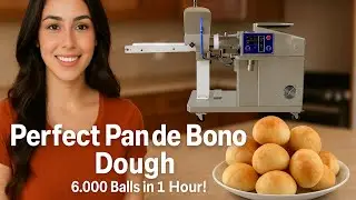 Pan de Bono Dough Machine | Make 6,000 Cheesy Dough Balls/Hour | Colombian Bakery Equipment