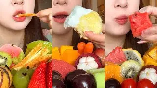 Colorful fruits bring you unlimited delicious enjoyment.#food #mukbang#collection
