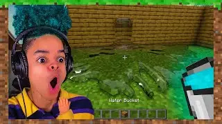 MINECRAFT mas a &Aacute;GUA &Eacute; SUPER REALISTA (incr&iacute;vel)
