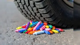 🟠🟡🟢🔵🟣Ultimate Tire Crushing ASMR Compilation