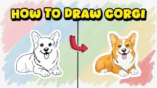 How to Draw a Corgi &ndash; Cute Dog Breed Drawing Tutorial