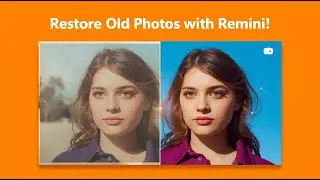 Restore Old or Blurry Photos with Remini App | AI Photo Enhancement