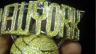 Mr Chris Da Jeweler Iced Out 3D Lab Diamond Newyork Basketball Pendant ( VIdeo No : BP4587 )