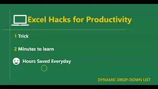 Dynamic Drop Down List with Indirect