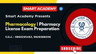 Pharmacology | Pharmacy License Exam Preparation | Smart Academy Nepal | NPC