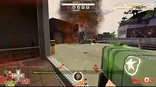 Tf2 MvM: Osmium Ordinance (Beta) Hideout - (Adv) Korpoelec Invasion (5 waves) as Nuke Soldier