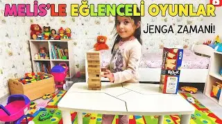 Kim Kazandı? Melis mi Babası mı? Jenga SAVAŞI! 🎲🎉#&ccedil;ocukvideosu 