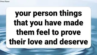 Twin Flame Tarot reading 😢Your person feel to prove love | DM feelings to DF #twinflame