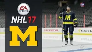 NHL 17 CREATE A TEAM - MICHIGAN WOLVERINES