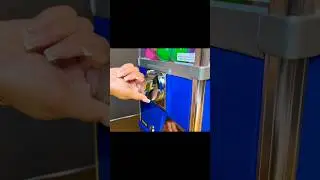 CAPSULE VENDING MACHINE ASMR WITH SLIME IN CAPSULES ODDLY SATISFYING!!! #asmr #youtubeshorts