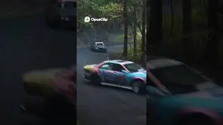 INSANE CAR DRIFTING ON FOREST ROAD CAUGHT ON CAMERA!